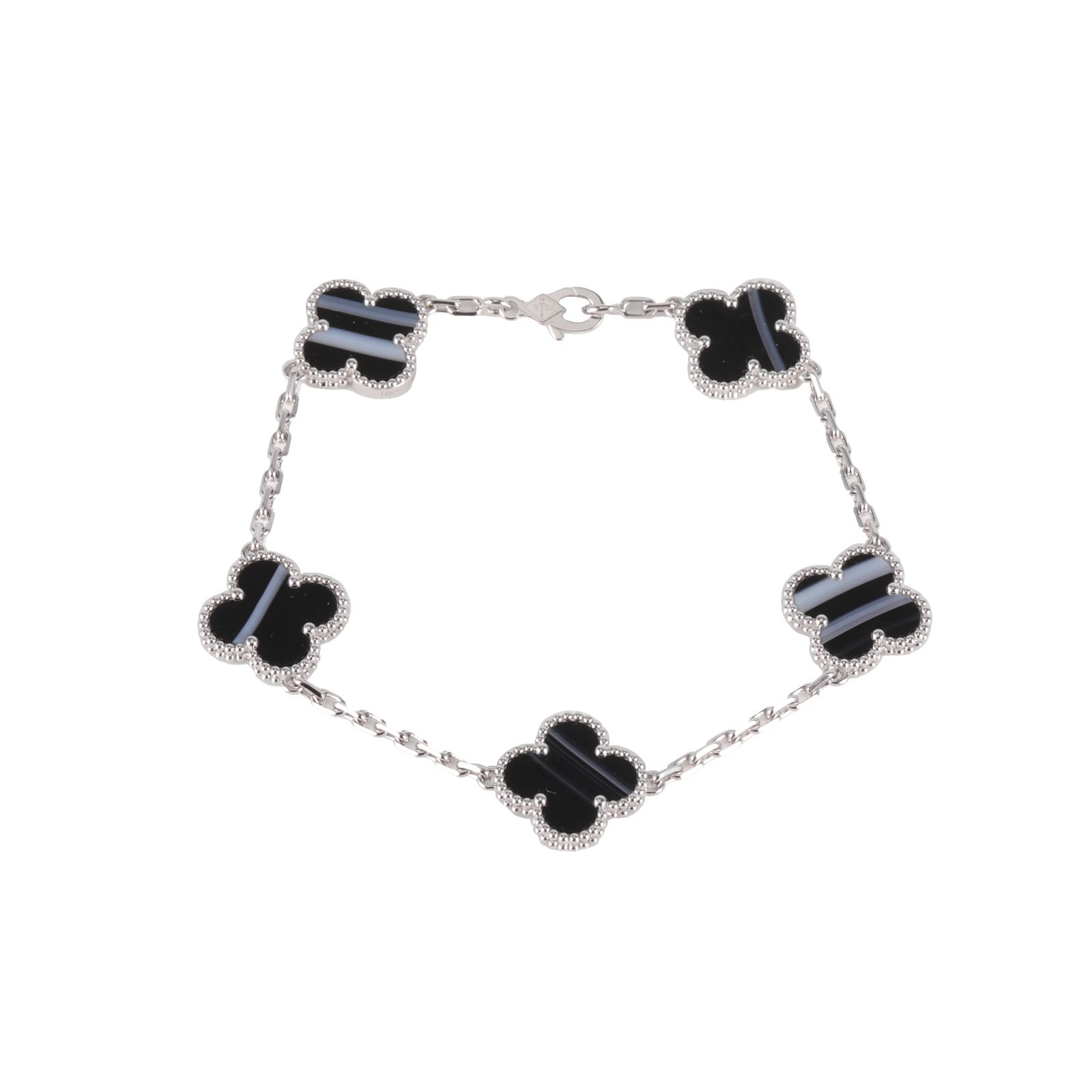 VAN CLEEF & ARPELS Vintage Alhambra Black Onyx Bracelet