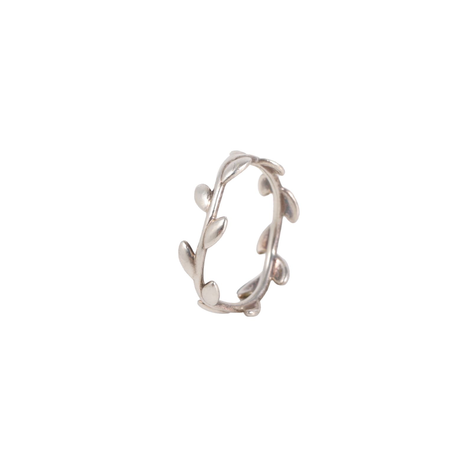 TIFFANY & CO. AG925 Silver Leaf Ring