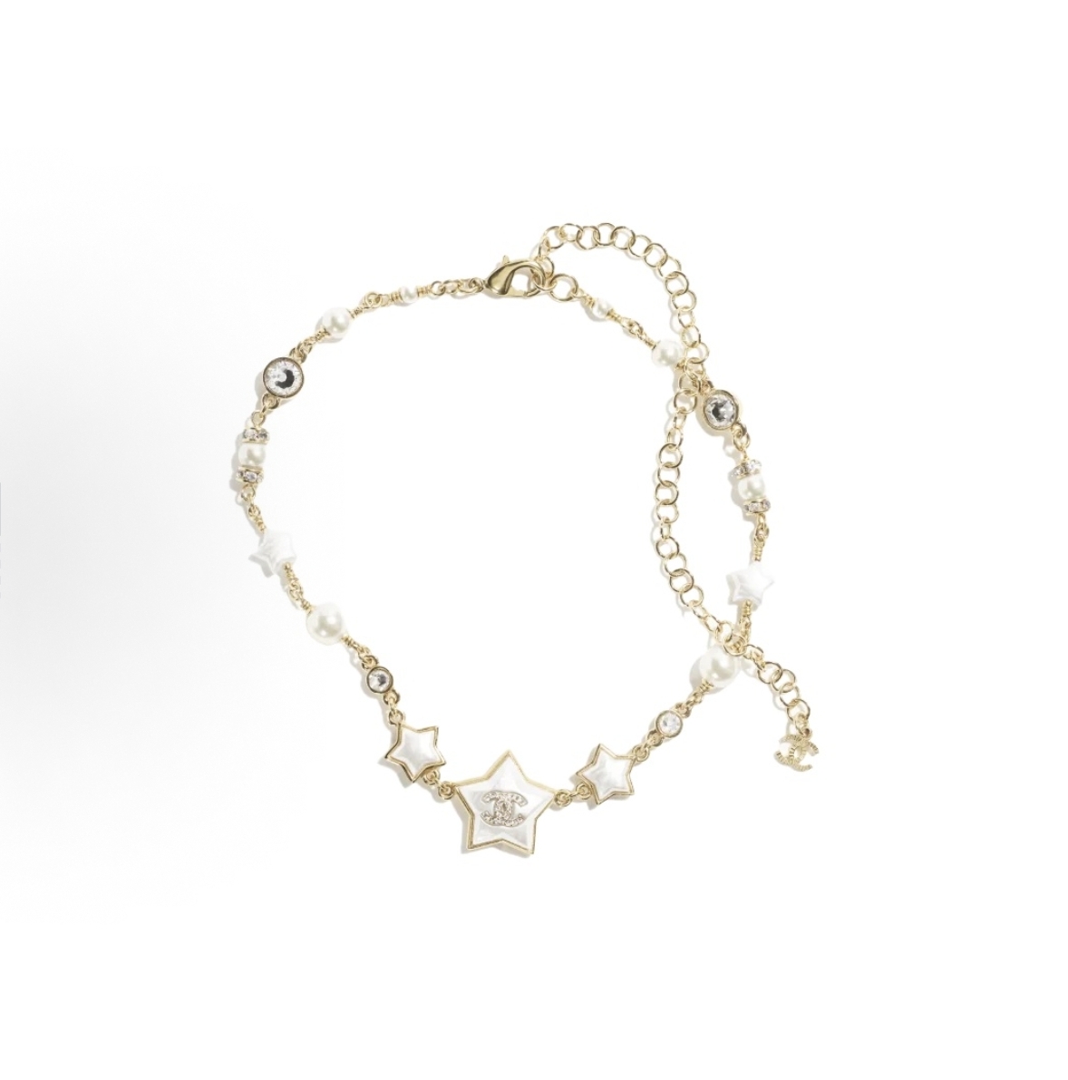 CHANEL Star & Pearl Necklace
