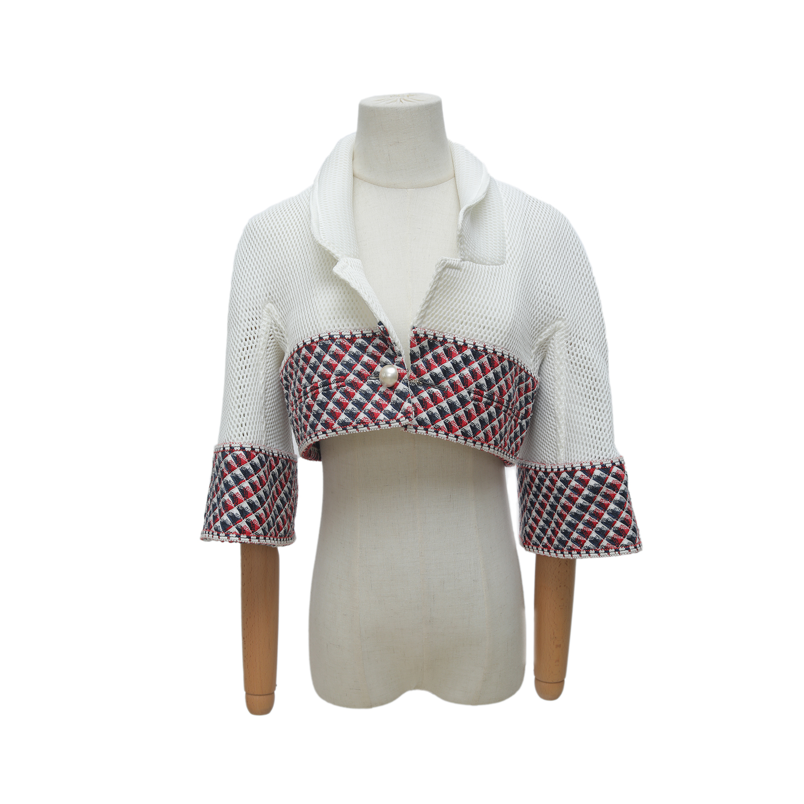 CHANEL Cropped Knit Jacket