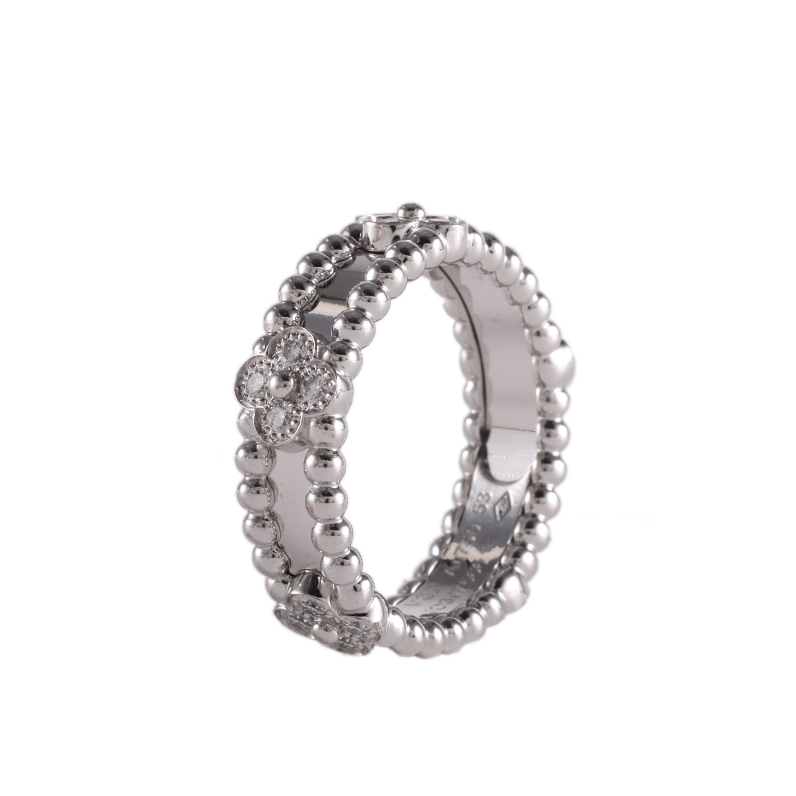 VAN CLEEF & ARPELS Perlée Clovers Ring