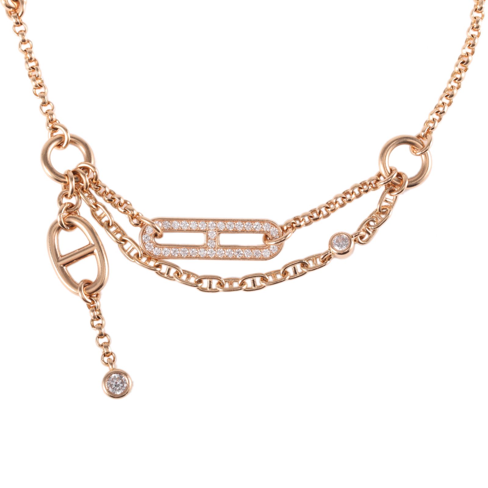 HERMES Chaine d'Ancre Chaos Bracelet
