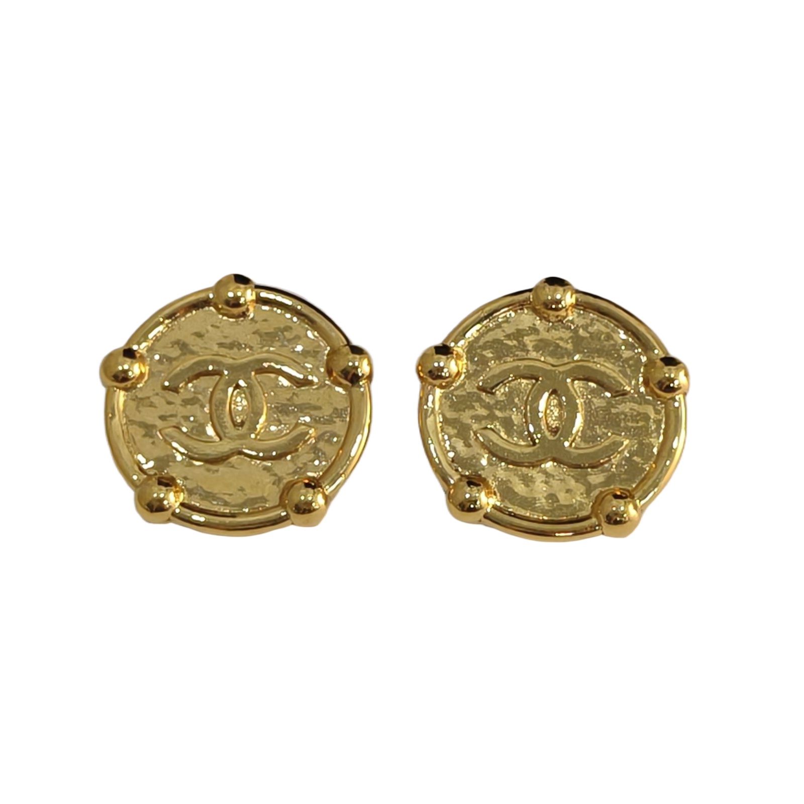 CHANEL Coin Ear Clips