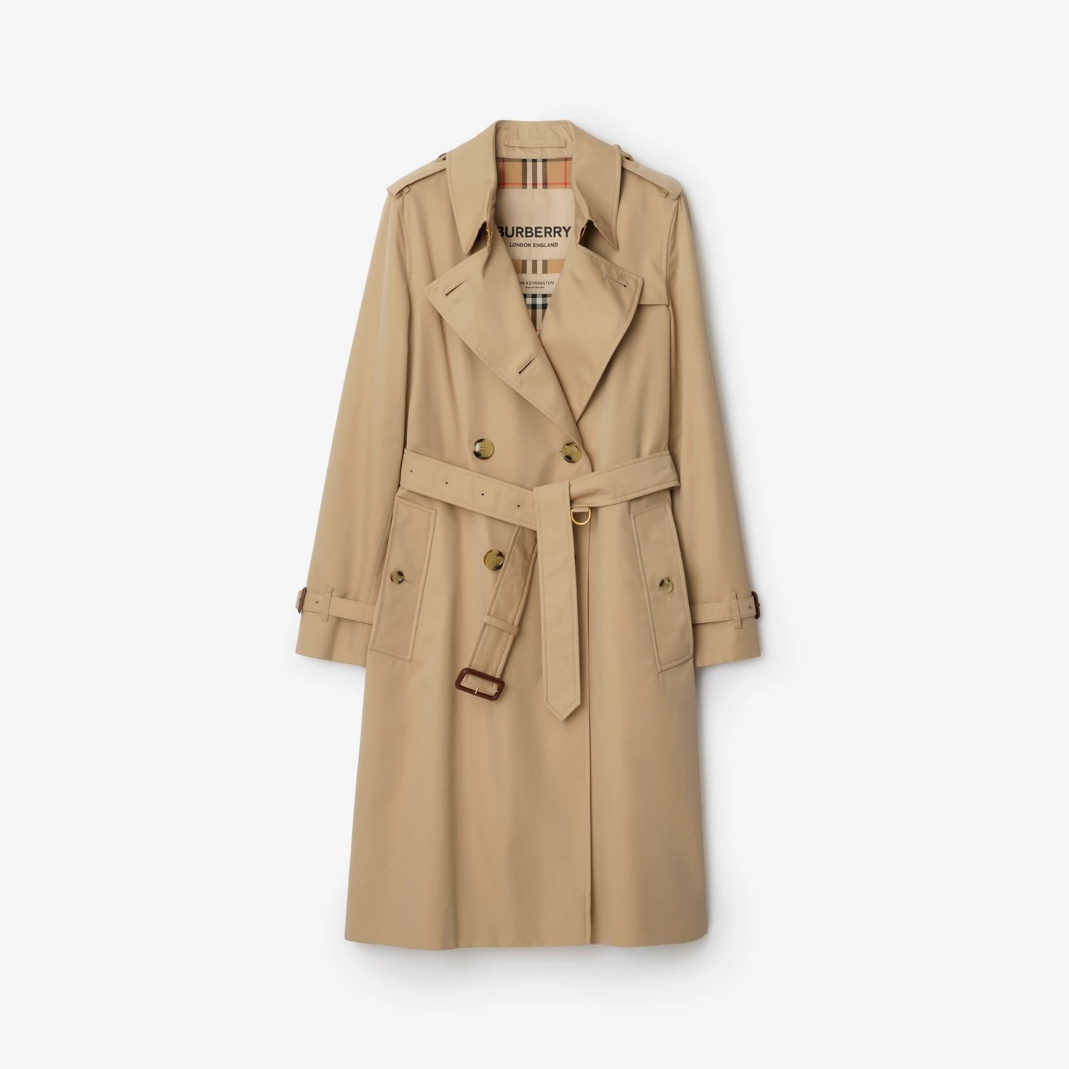 BURBERRY Honey Heritage Trench Coat