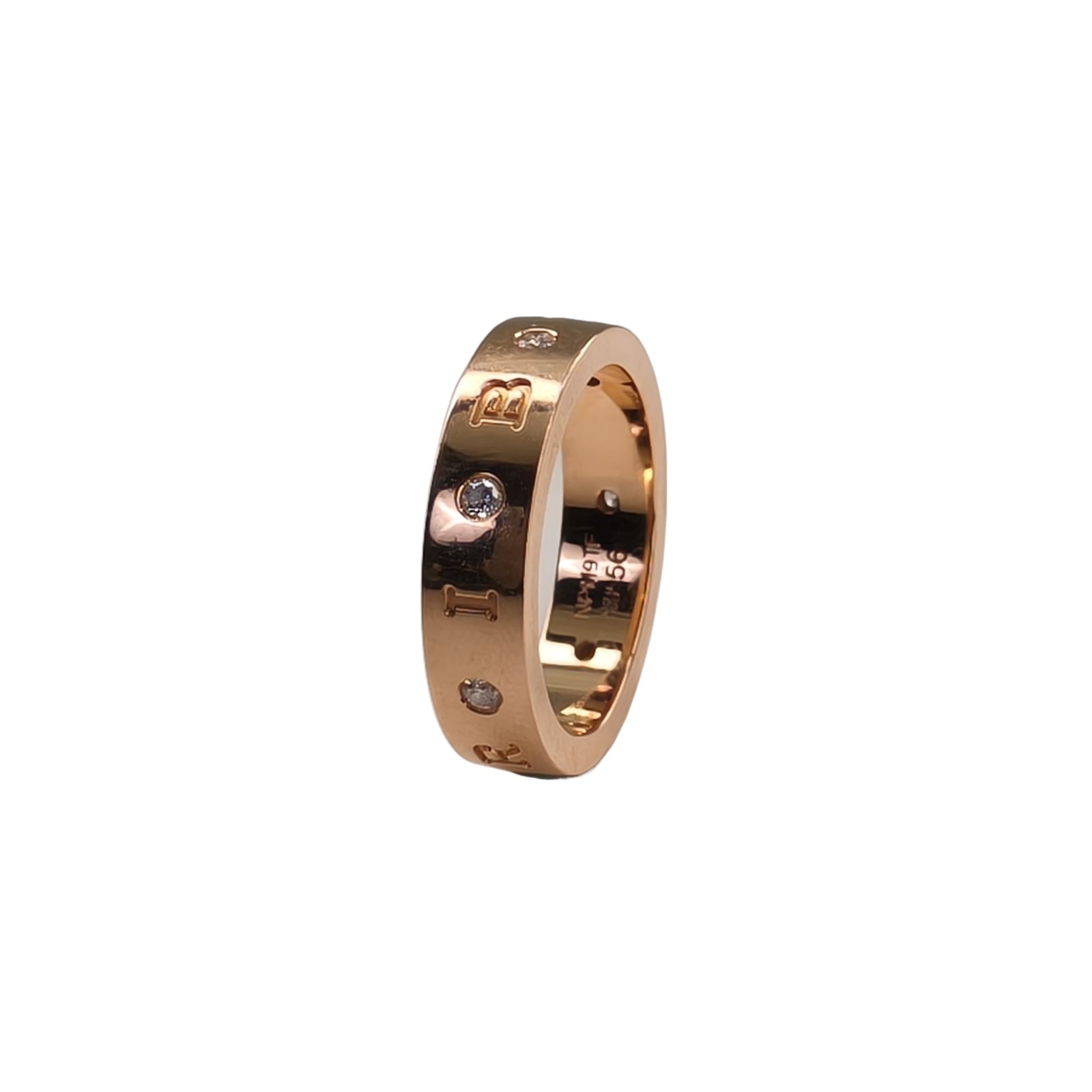 BVLGARI Diamond Logo Ring