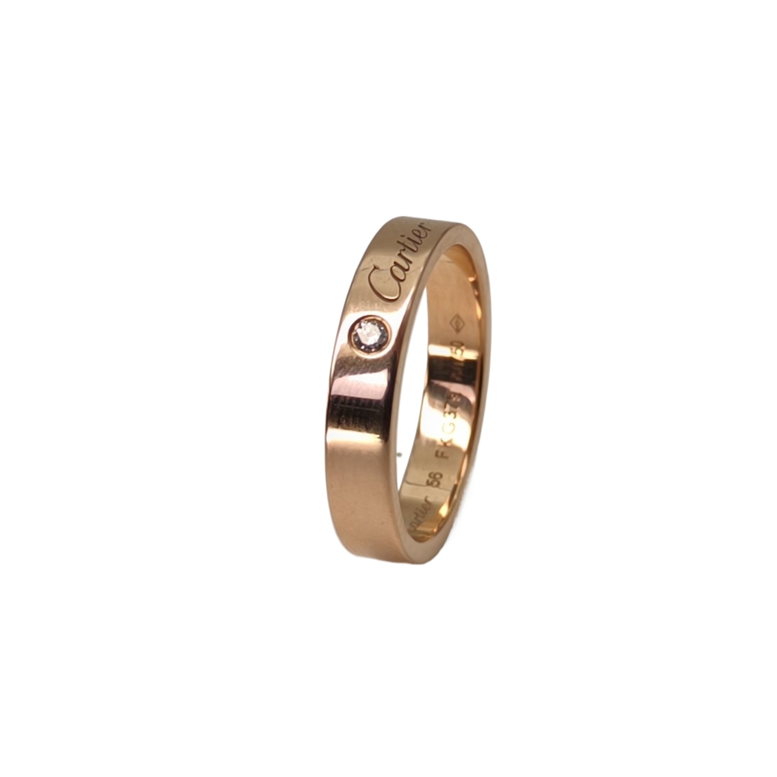 CARTIER C De Cartier Single Diamond Ring
