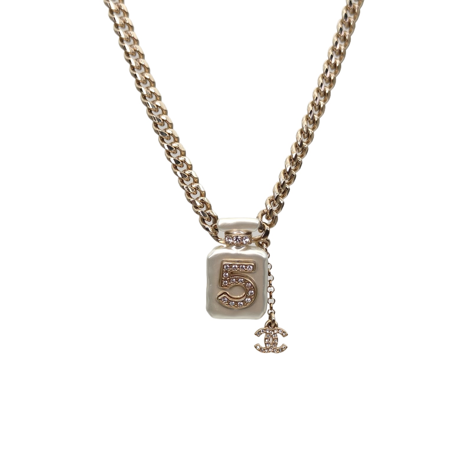 CHANEL 22S Perfume Bottle Necklace