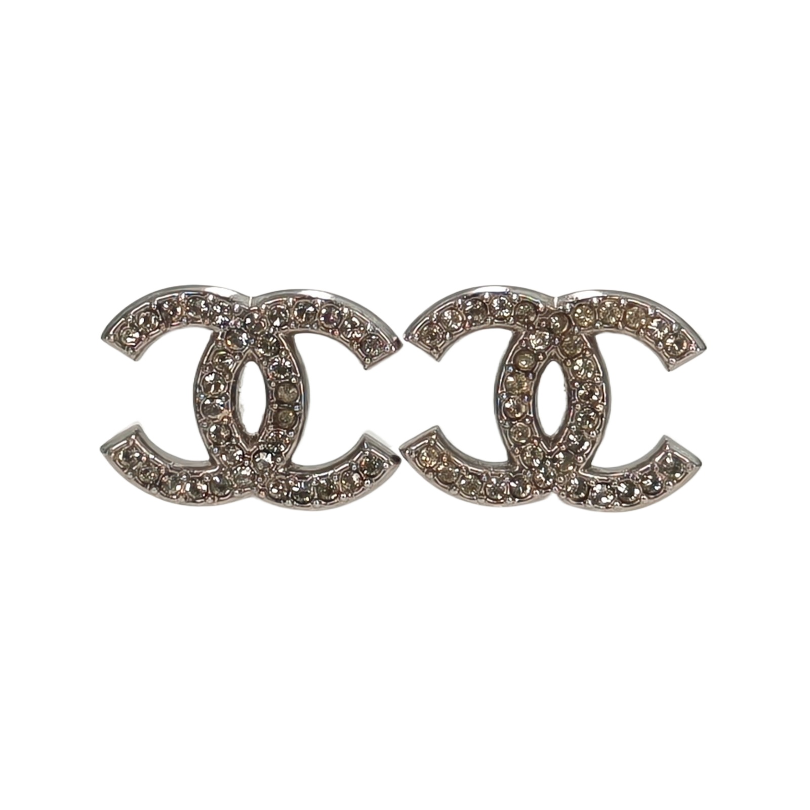 CHANEL 14C Double C Earrings