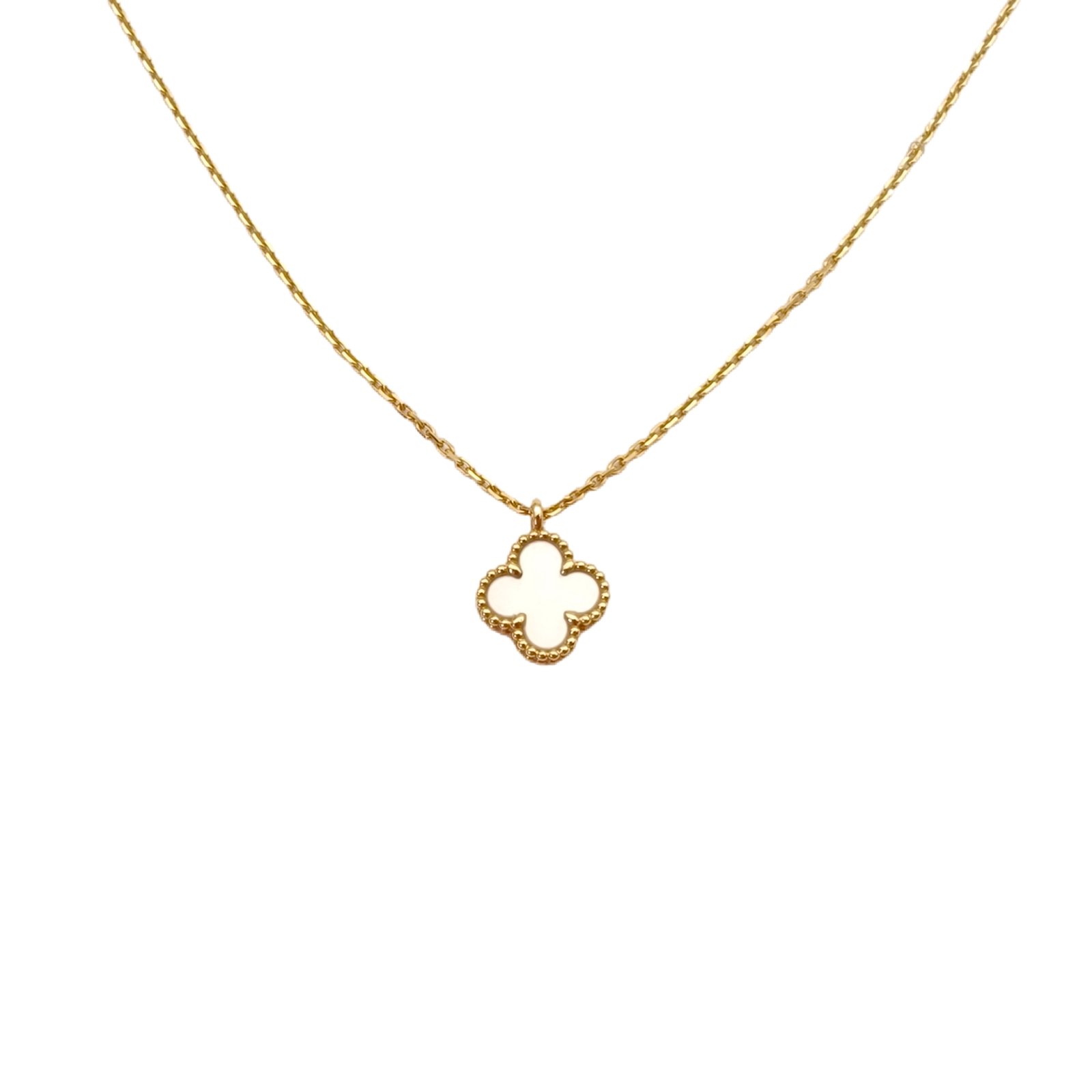 VAN CLEEF & ARPELS Sweet Alhambra Small Single-Flower Necklace