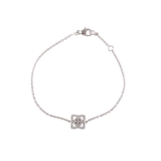 DE BEERS Lotus Full Diamond Bracelet