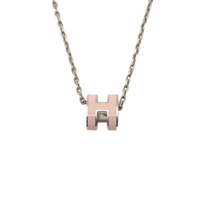 HERMES Pop H Mini Necklace Alloy