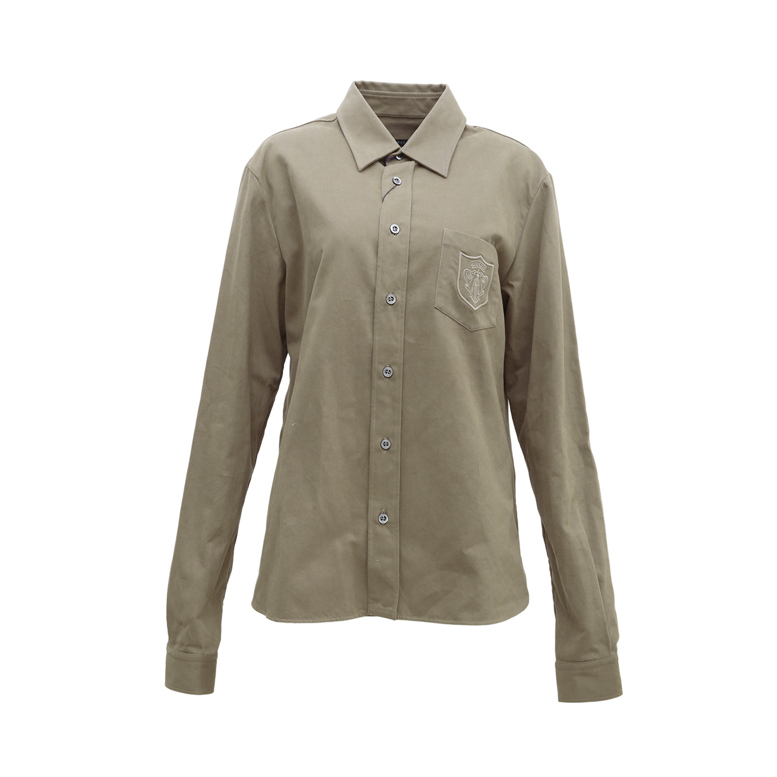 GUCCI Brown Cotton Shirt