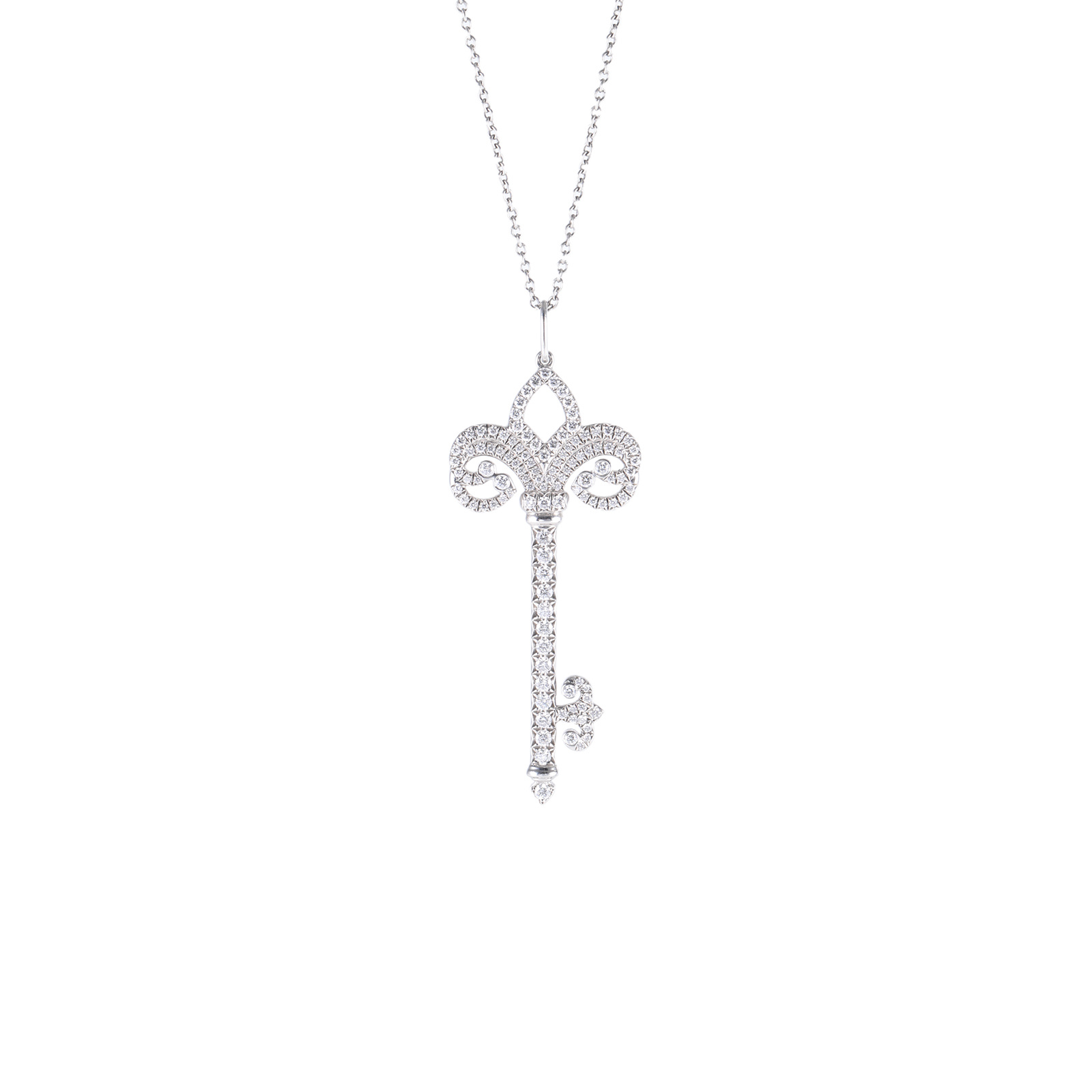TIFFANY & CO. Key Pendant Necklace