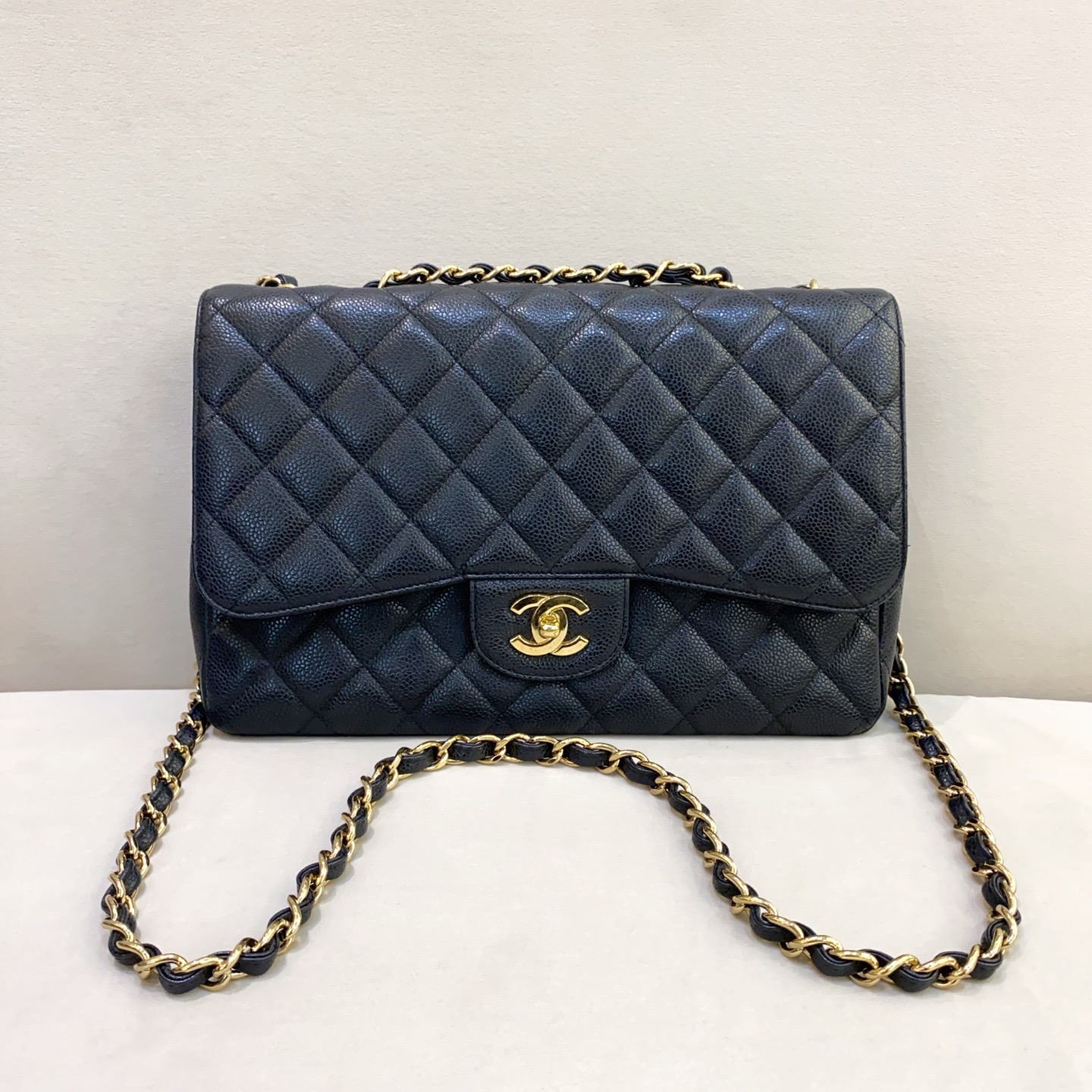 CHANEL Classic Flap Jumbo Handbag