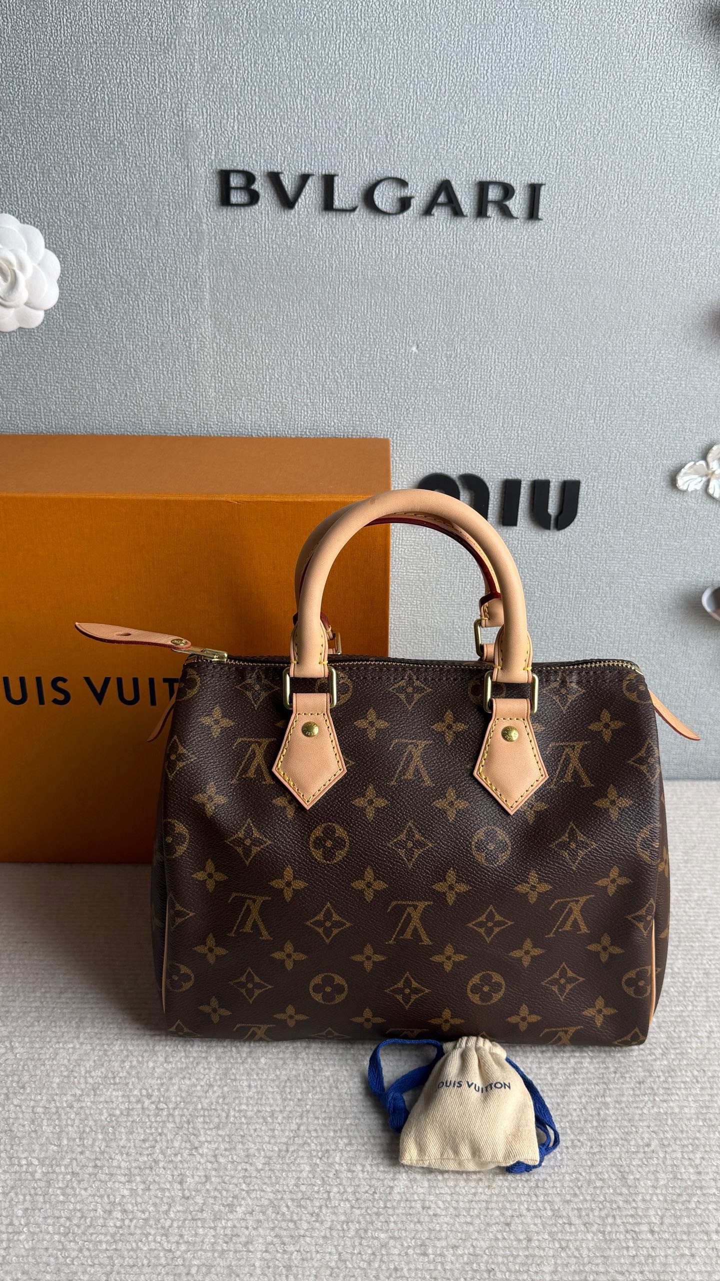 LOUIS VUITTON Speedy 25 Monogram Handbag