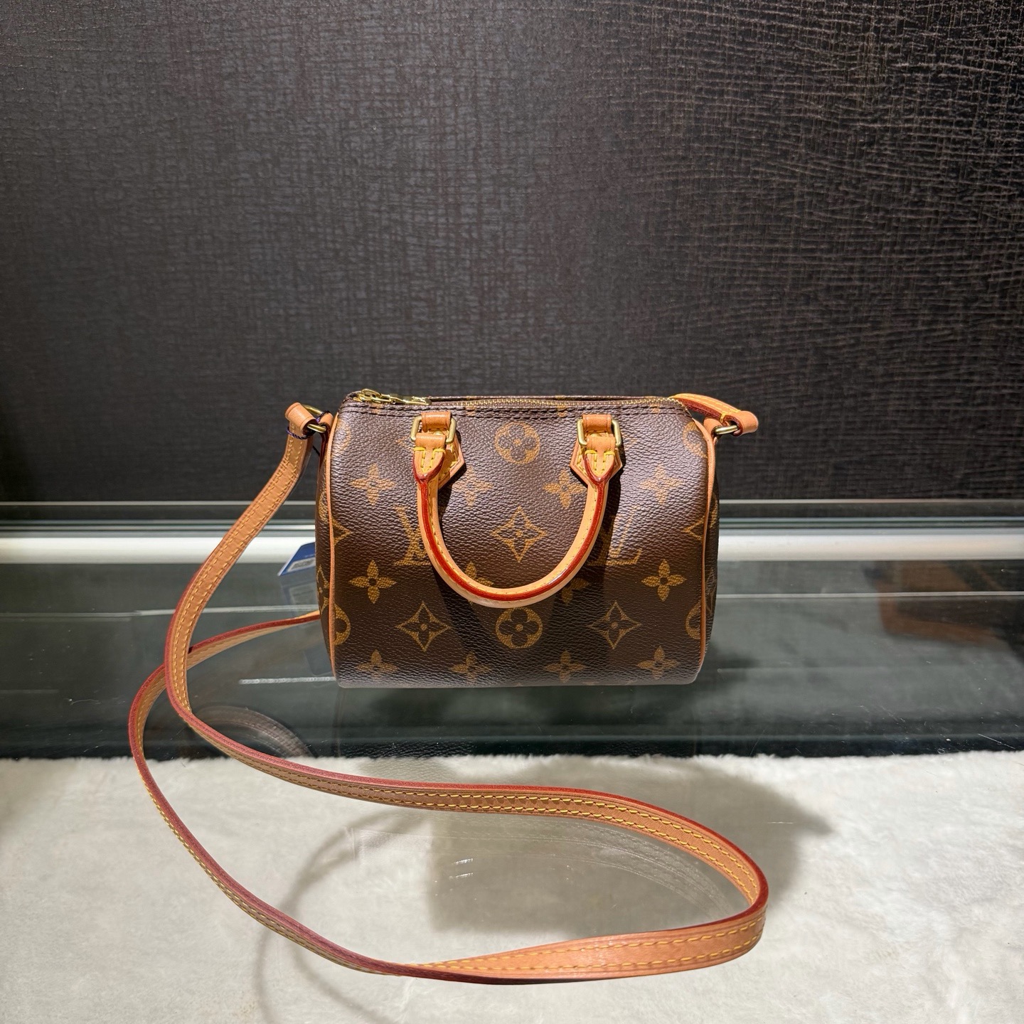 LOUIS VUITTON Speedy Nano Monogram Handbag